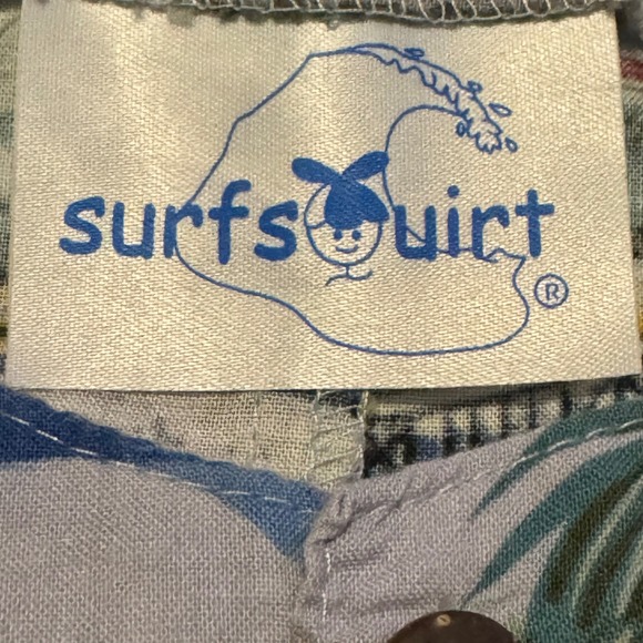 Surf Squirt Baby Romper Button Down California Beach Vacation Outfit 9 - 12‎ mos - Picture 3 of 6